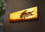 Wallity Cuadro Decorativo en Lienzo Iluminado con LED 30x90 cm Multicolor